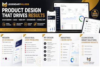 design saas UI UX product design web app dashboard UI