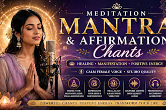 record meditation mantra and affirmation chants for healing and manifestation