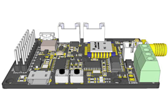 design automotive pcb with can bus communication for vehicle electronics