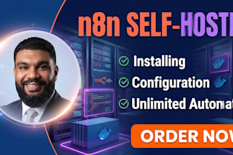 install and configure a secure self hosted n8n server