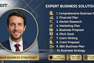 business plan business plan writer business proposal pitch deck