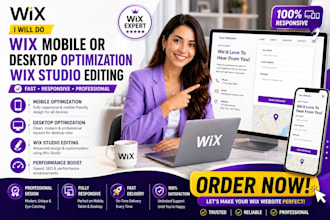 do wix mobie or desktop optimization wix studio editing wordpress error fixing