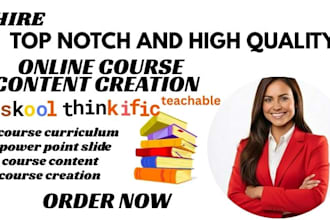 develop your online course curriculum with lessons and assessments