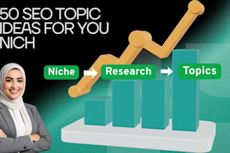 write 50 SEO blog topics for your micro niche website or business