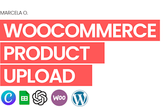 upload woocommerce product listings with variants, skus, and images