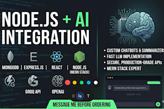 integrate groq or openai into your app