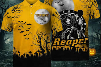design creative halloween skull darts logo and t shirt design