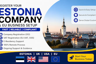 register your estonia company and setup eu business e residency with e residency
