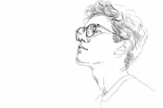 line drawing and vector line art illustration