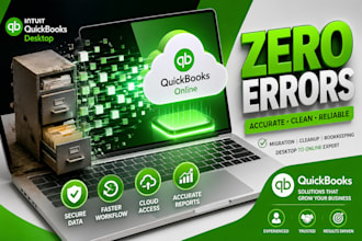 migrate quickbooks desktop to quickbooks online error free setup and cleanup