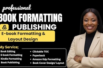 do book formatting, low content ebook formatting, journal formatting book design