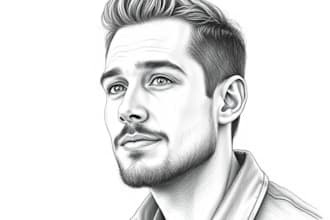 draw detailed charcoal pencil art professionally for you