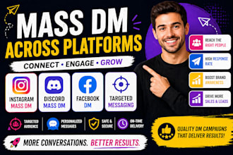 do mass dm, discord mass dm, instagram mass dm, instagram outreach, facebook dm