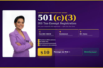 do 501c3 non profit registration and get you irs tax exempt status approved fast