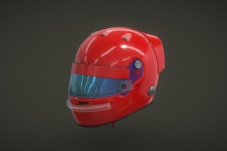design custom 3d helmet model for cosplay 3d printing stl