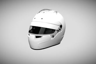 design custom 3d helmet model for cosplay 3d printing stl