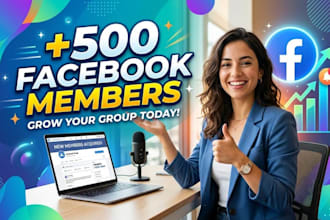 increase new 500 facebook members fast
