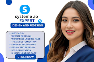 build wordpress landing, framer landing page, shopify landing page, elementor