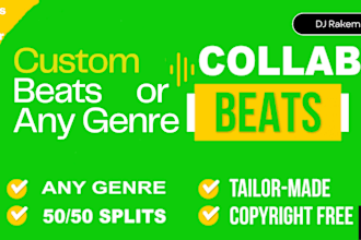 produce trap, chill hiphop beats or taylor made beats