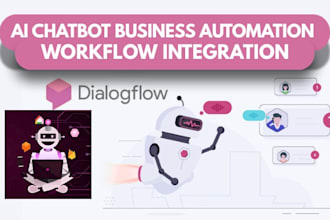 run ai chatbot for whatsapp business automation dialogflow workflow integration
