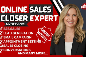 do sales closer expert lead generation high ticket b2b sales representative