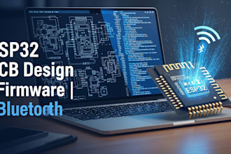 design esp32 pcb, schematic, esp firmware, bluetooth pcb design