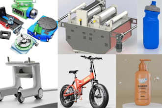 design 3d cad model plastic products 3d products design 3d rendering solidworks