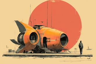 create vehicle concept art for you