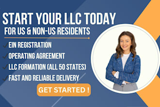 register your US llc, ein, operating agreement for US and non US residents