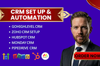 do hubspot crm monday crm gohighlevel podio pipedrive fluent crm zoho crm setup