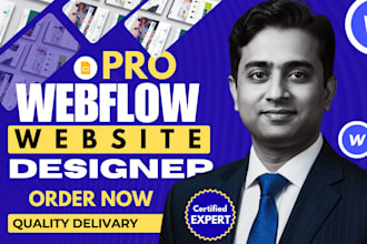 design webflow or framer website, framer landing page as webflow developer