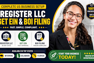 register llc, obtain ein, and complete boi filing for non US residents