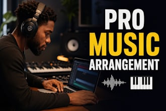 create professional music arrangement for your song or project