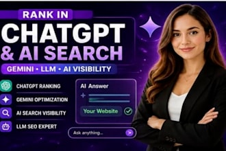 rank you in chatgpt, gemini ai search and boost ai visibility