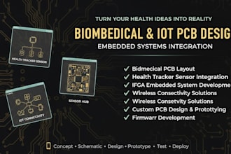 iot pcb embedded system for health tracker sensor integration and biomedical pcb