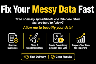 clean and structure your messy business data