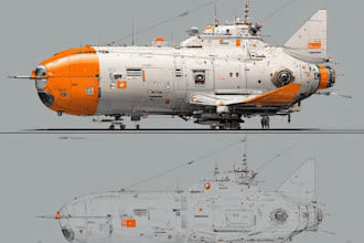 do sci fi spaceship design