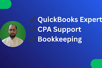 help CPA firms with quickbooks bookkeeping accounting as bookkeeper