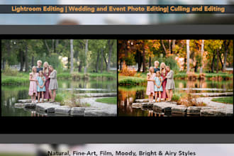bulk photo editing and retouching in lightroom and photoshop