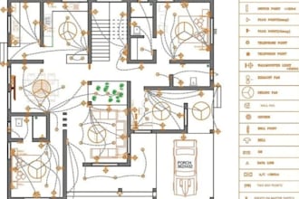 design and draft architecture and mep plans for permits