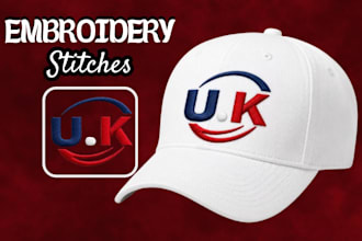 fast convert logo into embroidery digital file