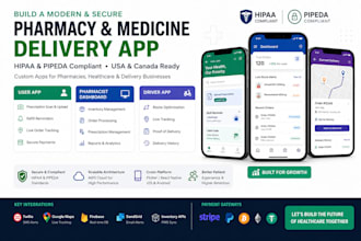 build a hipaa compliant pharmacy app with prescription refill and tracking