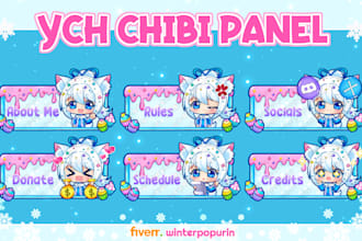 make a ych twitch panels