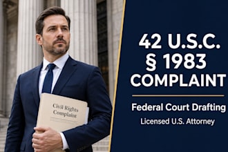 draft your 42 usc 1983 civil rights complaint for federal court