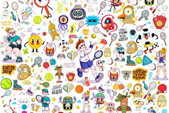 doodle art for home,resturants and offices