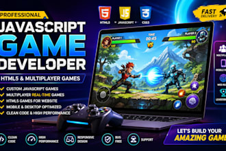 build javascript game development multiplayer javascript game HTML game for web