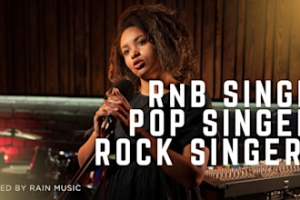 female rnb singer, female reggae vocalist, professional musician for all genre