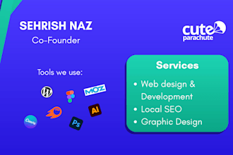 build a professional website with SEO and graphic design