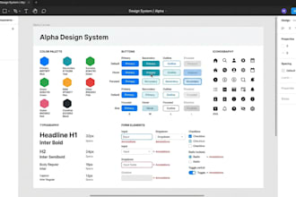 design UI UX system in figma