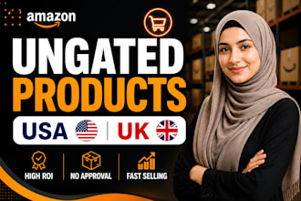 ungated oa products for amazon USA UK new accounts